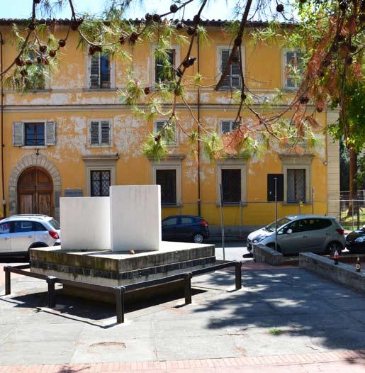 p. 9 Complesso di Piazza XXIV Luglio sovrapposto stato di fatto e stato di progetto / pianta P2 / scala