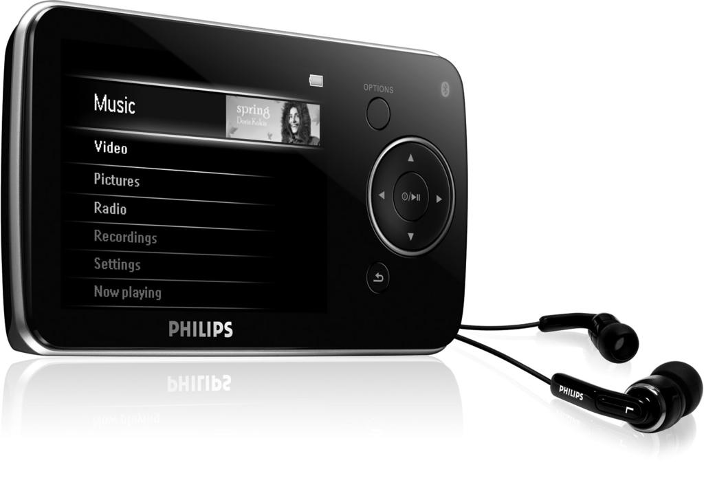 Lettore audio video Philips GoGear SA5225BT SA5245BT SA5247BT SA5285BT SA5287BT Guida rapida di
