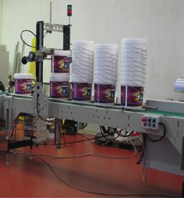 NO TOOLING AUTOMATIC STACKING SYSTEMS FO PACKAGING AND HANDLING OF THE PODUCTS. Stacking Automation mod.