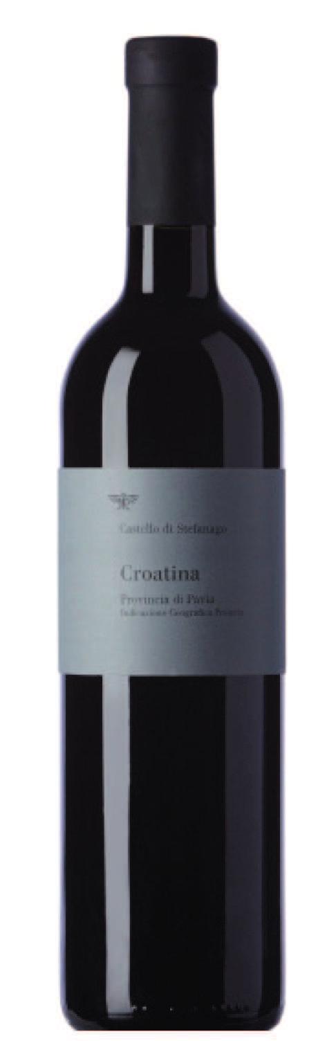 Dalle uve del vigneto Boioli, dell azienda Castello di Stefanago, esposto a sud a 380 metri s.l.m. un vino del territorio: la Croatina.
