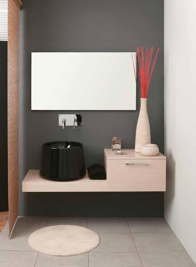 Minimalist in form, these mirrors have polished edges and are mounted on back frames.