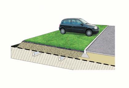 Informazioni di produzione/ consegna Gli ECOGREEN grandi 33 x 33 cm E50 oppure S50 vengono consegnati su di un pallet in unità già assemblate di 12 griglie per una posa