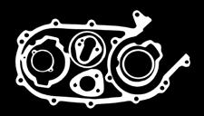 testa Head Messa in moto -Kickstarter Carburetor bowl Scarico Exhaust