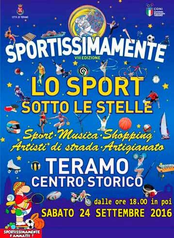 Festa dello Sport a Teramo che coinvolge