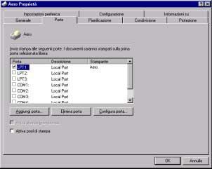 Installazione del software per l utente per la stampa TCP/IP e LPR per Windows NT 4.