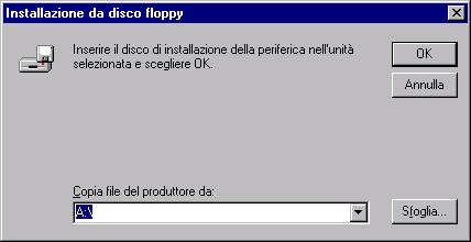 Eseguire una delle seguenti operazioni: In caso di installazione da CD, selezionare l unità del CD- ROM (ad esempio, D:\) dalla finestra a