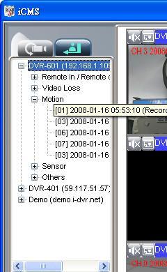 9-3.2 Visualizza registro eventi All interno di questa finestra tutti gli eventi del DVR possono essere visualizzati.