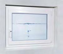 Mealuxit acqua La finestra a telaio MealuXIT, realizzata in poliestere rinforzato con fibre di vetro, è