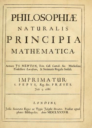 La gravità di Newton risulta essere una azione a distanza ; cioè i corpi si attraggono pur senza venire in contatto fisico.