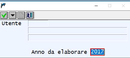 6.2.1 Comunicazione periodica IVA In entrata del programma indicare l utente in elaborazione e l anno 2017 Per