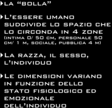 sociale, pubblica 4 m) La razza, il sesso, l individuo Le dimensioni