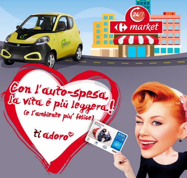 Partnership Carrefour-Share ngo Un progetto volto a incentivare i clienti all utilizzo della moderna e sostenibile mobilità elettrica condivisa.