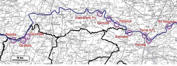 Nell ambito delle attività relative al progetto per la verifica sismica delle arginature in sponda destra del fiume Po da Boretto (RE) a Ro (FE) di cui al Dpcm 23 maggio 2007 (GU n.