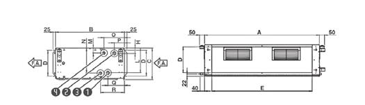 7 DIMENSIONI A B C D E F G H L M N mm mm mm mm mm 1133 1133 1133 1445 1445 1535 1535 698 698 698 853 853 1100 1100 310 310 360 360 435 488 588 255 255 305 293 368 421 521 991 991 991 1302 1302 1393