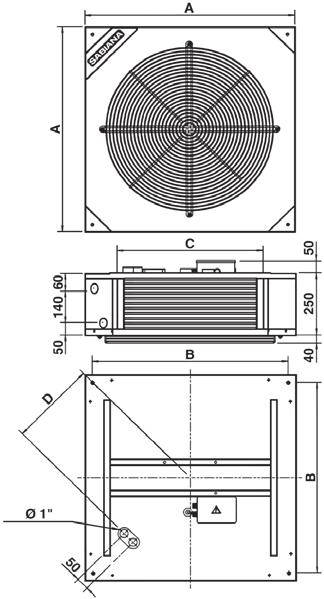 Dimensioni, Peso e Contenuto acqua Elegant ECM FEMMINA Con BATTERIA a UN RANGO (solo riscaldamento) MODELLO A B DIMENSIONI (mm) C D PESO A VUOTO (kg) CONTENUTO ACQUA (Litri) Con BATTERIA a DUE RANGHI