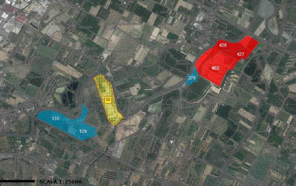 Fig. 2 - Stralcio della Cartografia interattiva del PIAE 2013 In sintesi lo stato di attuazione dell