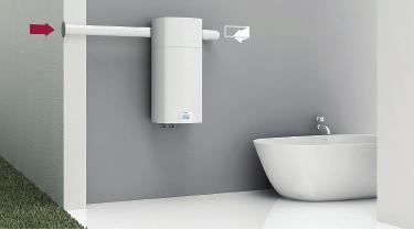 Aquarea DHW permette di ventilare la casa e di produrre acqua calda sanitaria utilizzando l aria calda di scarico.