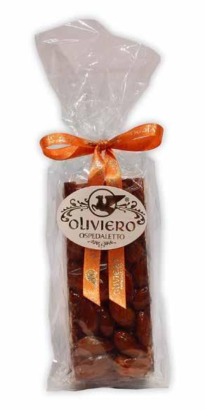 nougat & sweets Individually wrapped bars of glossy nut brittle TR350 -