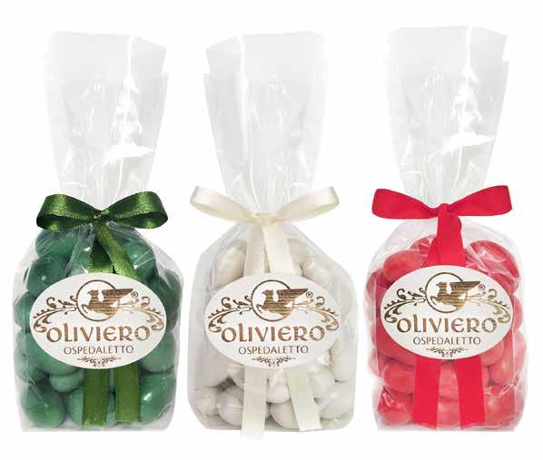 nougat & sweets Flavoured Chocolate Coated Almond Confetti TR375 - Confetti Green Almond Bag (Apple Flavour) 15 x 200g