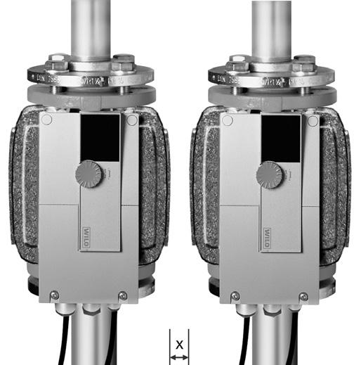 880 Suggerimenti per la progettazione Pompe ad alta efficienza con rotore bagnato Monitoraggio a infrarossi Le pompe Wilo-Stratos sono dotate di una porta di comunicazione a infrarossi per il comando
