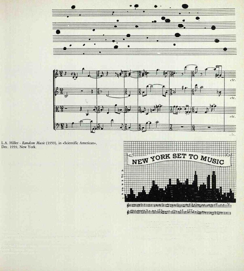 Manifesto per «The Schillinger System of Musical Notation» (1946), in «Cybernetic Serendipity - the computer and the arts», special issue, London 1968, Studio International,