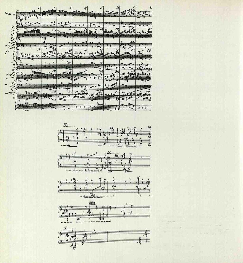 J.P. Kirnberger - Tabella delle note, in «Der Neue