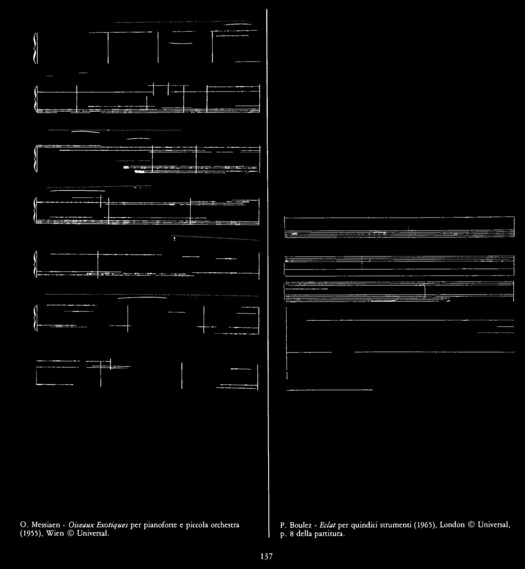 I P. Boulez - Eclat per quindici strumenti