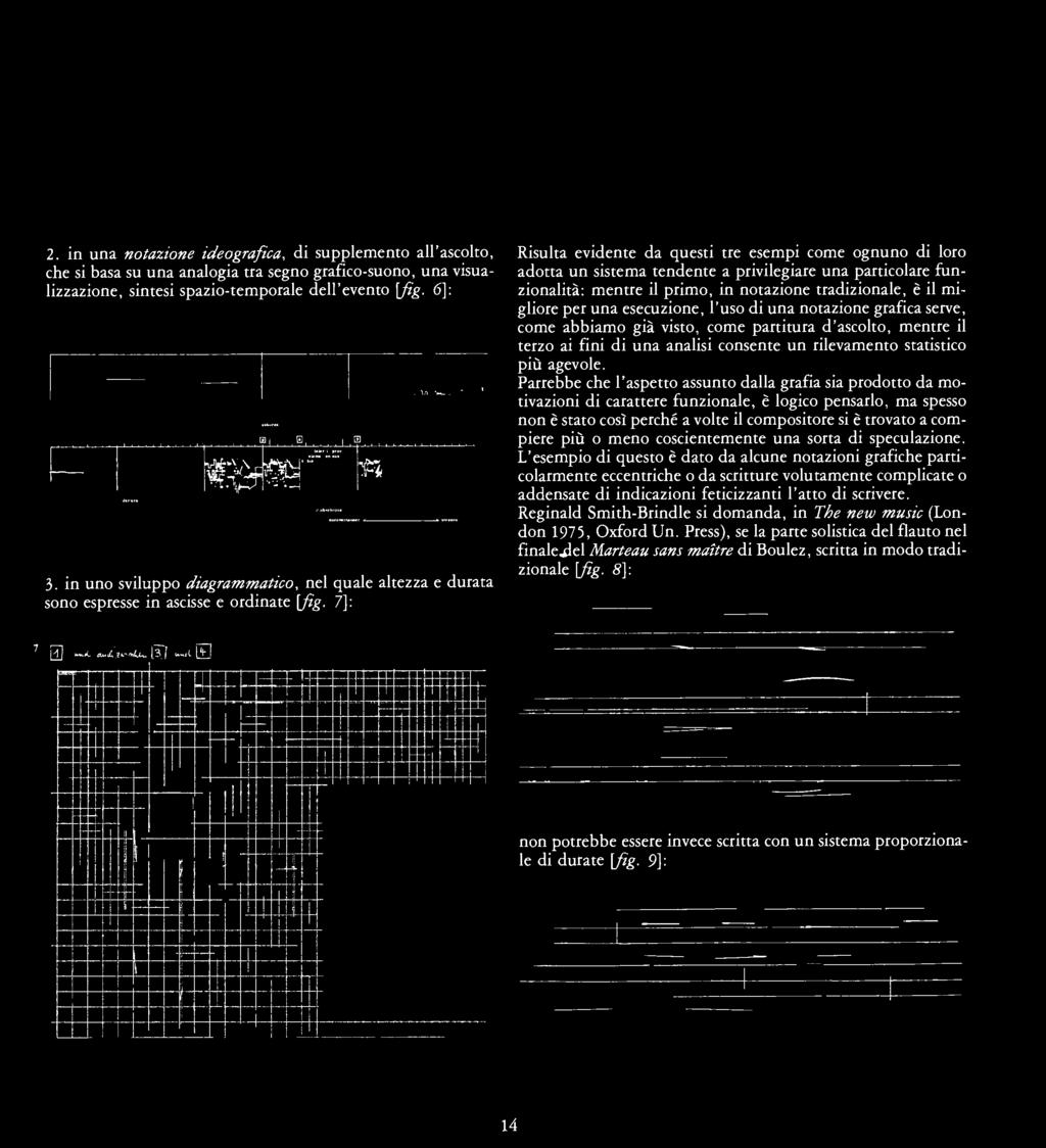 Parrebbe che l'aspetto assunto dalla grafia sia prodotto da motivazioni di carattere funzionale, è logico pensarlo, ma spesso non è stato così perché a volte il compositore si è trovato a compiere