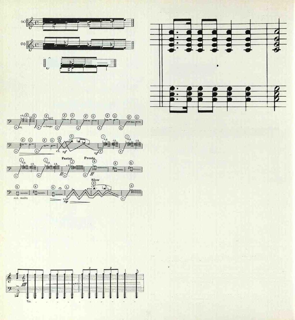 Applause (non-protest) (C) i3i n r fffffffffff C. Ives - Varied Air and Variations (Study n. 2 for Ears or Aural and Mental Exercise!!!), Bryn Mawr, Pa. (1971) Merion Music. dim. e H.D.