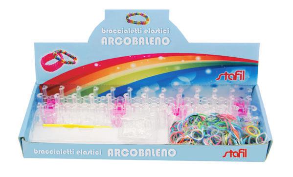 braccialetti elastici arcobaleno 695020-9 BOX STANDARD