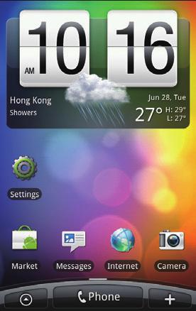 1 Toccare l'icona "Android Market" sul dispositivo.