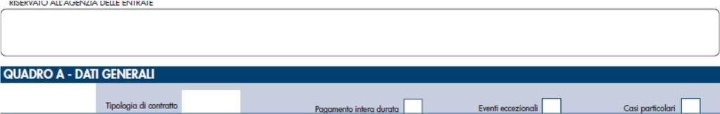 Struttura del modello Il nuovo modello si compone di cinque quadri (alcuni dei