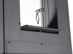 7 / portine in ghisa 10 x 12 ) e Conduzione aria su richiesta: Serranda aria 150 mm Ø (177 cm 2 ) per azionamento manuale