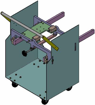 4 Carrello Particolarità P/N 7303064 Bloccaggio con vite/volantino (5) Unità di