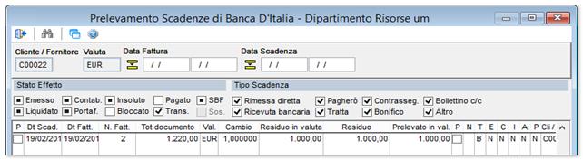 Ne consegue che i relativi incassi e presentazioni