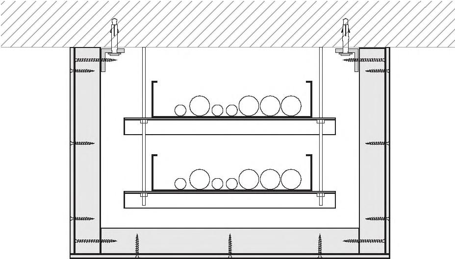 espansione diametro 6 mm e con viti autoperforanti fosfatate diam.