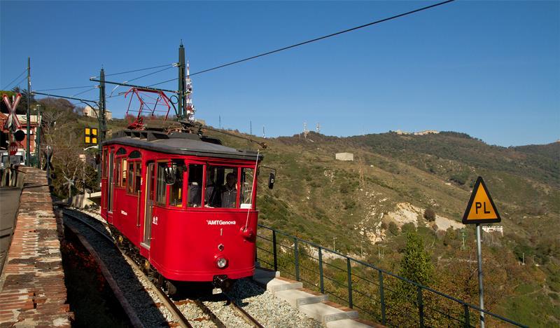 Ferrovia a cremagliera Principe-Granarolo La Principe - Granarolo è una ferrovia a dentiera o cremagliera, dotata di una terza rotaia centrale al binario, su cui ingranano i denti di due ruote