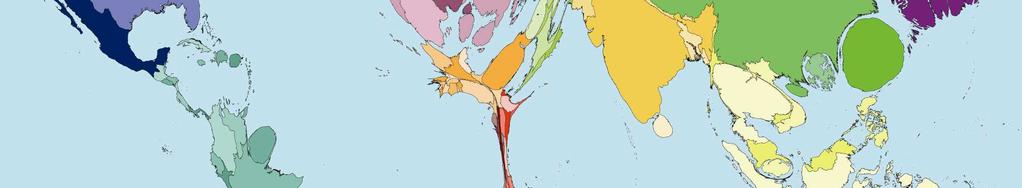 mondiale 2016, la dimensione dei paesi è