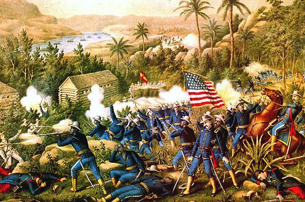 La caduta di Santiago di Cuba nel 1898. Difatti il controllo statunitense sull isola fu pressoché totale.