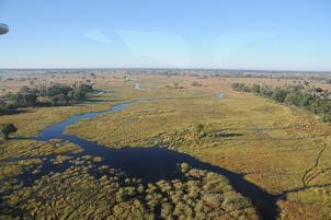 nostro campo tendato nel cuore della più grande delta interno del mondo.