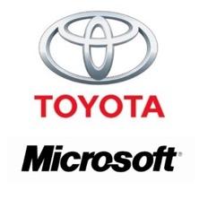 INIZIATIVE DELLA CONCORRENZA Nel 2011 Toyota e Microsoft stringono