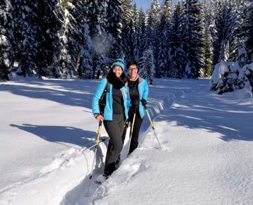con Bernadette consigli individuali per le Vostre escursioni invernali programma escursionistico Settimane ciaspole Vitalpina 07.12.