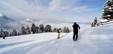26 km di piste partono direttamente dall albergo e Vi invitano a scoprire il paese più soleggiato dell Alto Adige 7 giorni invernali al Pfösl incluso: pensione