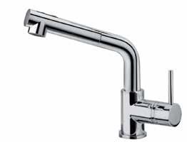 78CR568 cox Miscelatore monoforo lavello con doccia estraibile 2 getti Single-lever pullout kitchen mixer, 2-mode spray Mitigeur monotrou évier avec douchette escamotable 2 jets Mezclador monomando