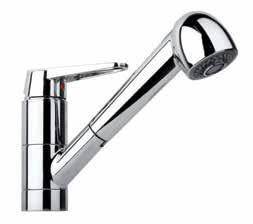 93CR568 Miscelatore monoforo lavello con doccia estraibile Single-lever kitchen mixer with pull-out spray Mitigeur monotrou évier avec douchette escamotable Mezclador monomando fregadero con ducha