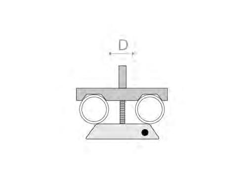 Panel smooth surface A pannello superficie liscia Welding or Bonding Saldatura o incollaggio 53>D+2diam BRR2-50 H=18 mm,