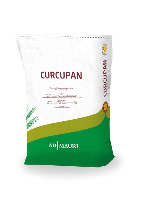 Curcupan è un mix al 100% per la produzione di pane, focacce, grissini e ricette dolci caratterizzato dal tipico colore giallo intenso e dal sapore di curcuma, spezia ricavata dalla radice della
