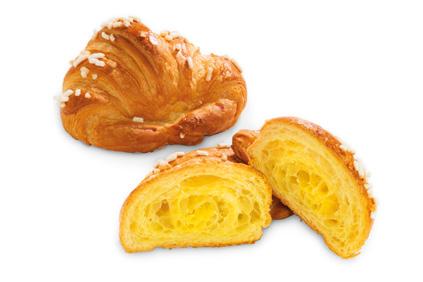 CROISSANT Farina Manitoba W 320 circa 350 g 150 g Zucchero 150 g ORO Burro Tradizionale 30 g Lievito MAESTRO o GIST 40 g Bios 90 E-free Sfoglia 5 g Impastare gli ingredienti fino ad ottenere un