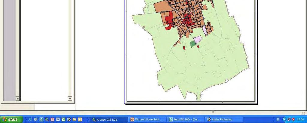 Tavola zone omogenee dati caricati : * perimetrazione centro storico * perimetrazione centro abitato *