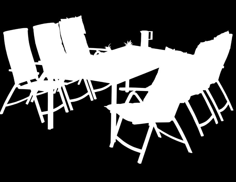 + 4 sedie Ombrellone da mercato «Palma» Tessuto: 0% poliestere, con camino di